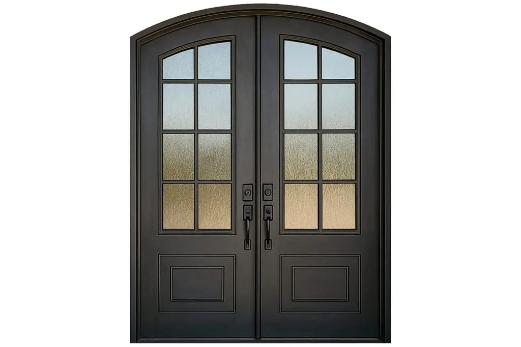 Nova Royal Series Wrought Iron Custom Exterior Door Style 155