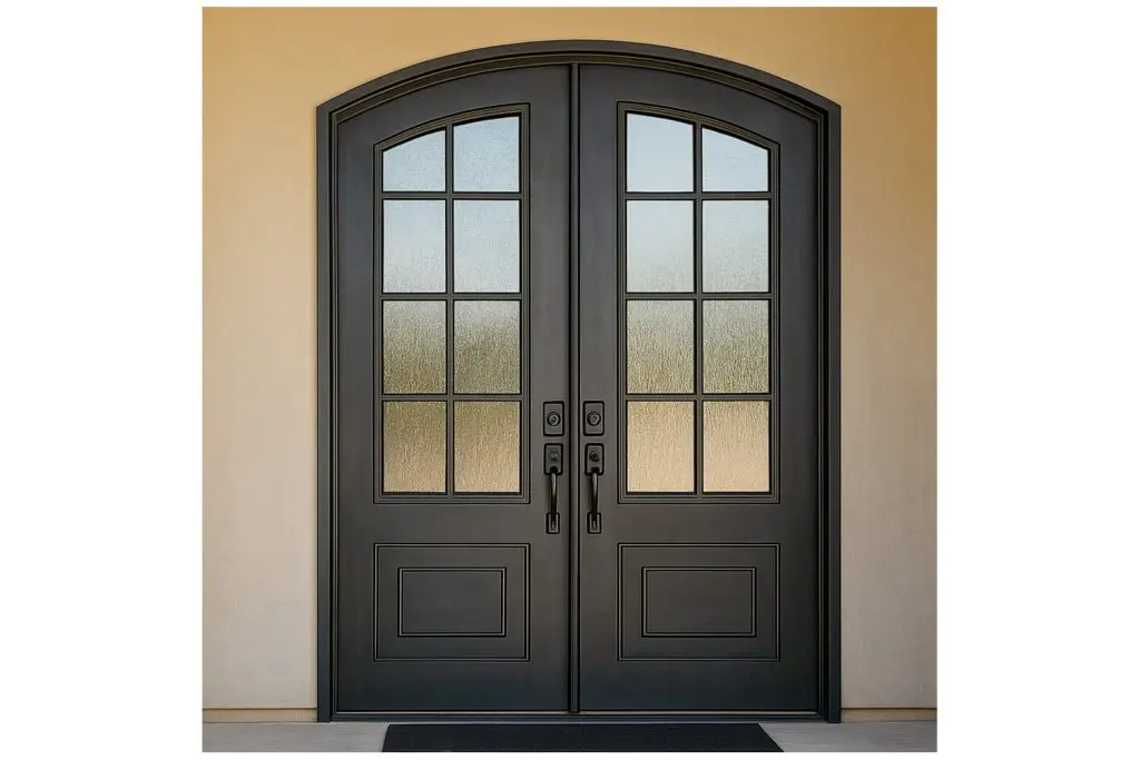 Nova Royal Series Wrought Iron Custom Exterior Door Style 155