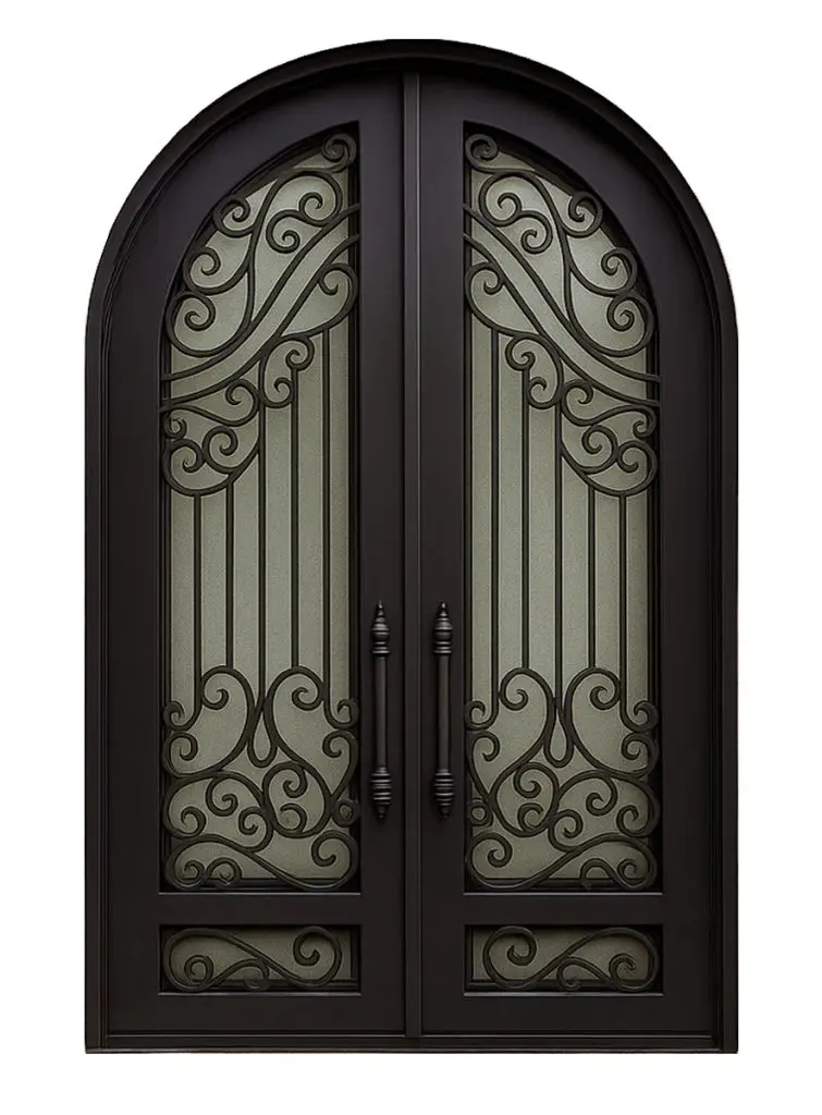 Nova Royal Series Wrought Iron Custom Exterior Door Style 192