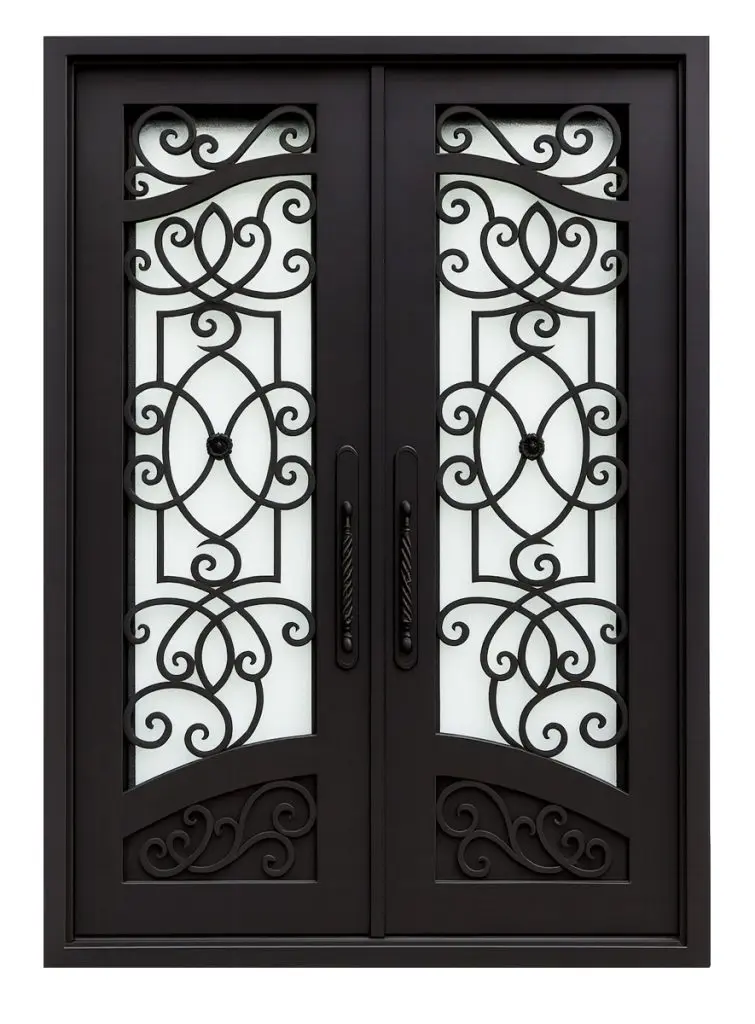 Nova Royal Series Wrought Iron Custom Exterior Door Style 230