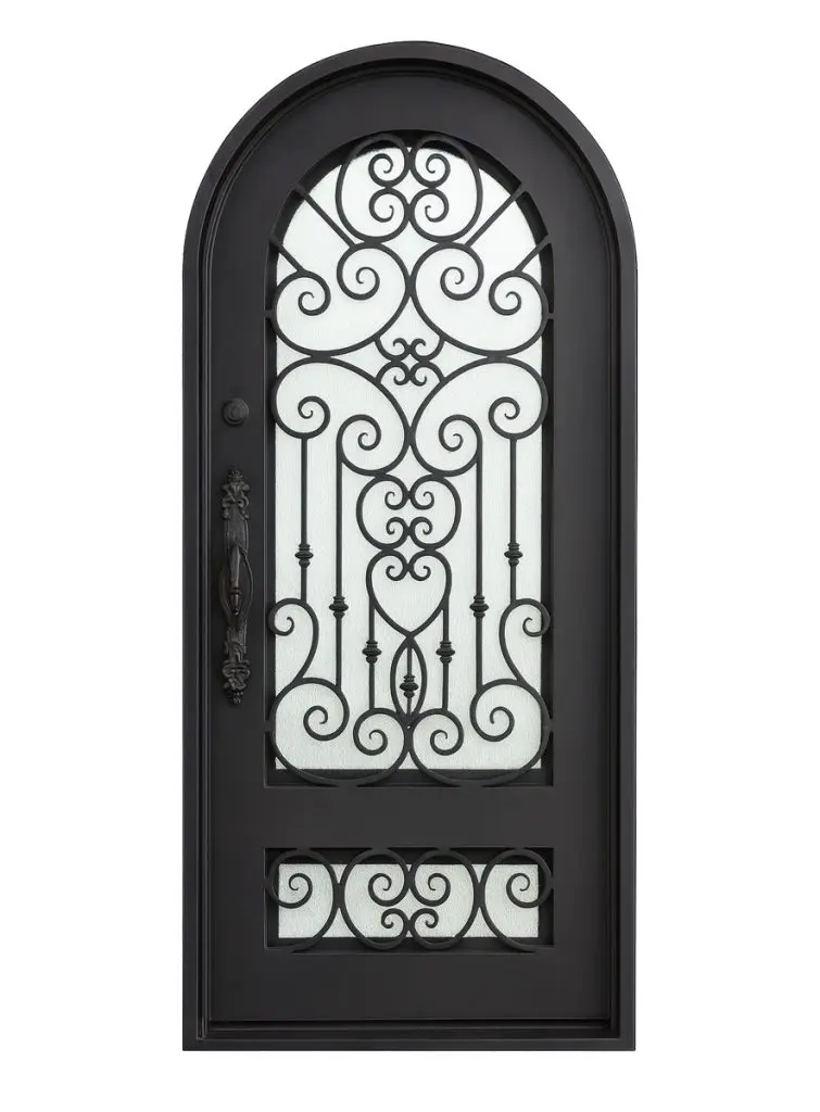 Nova Royal Series Wrought Iron Custom Exterior Door Style 115