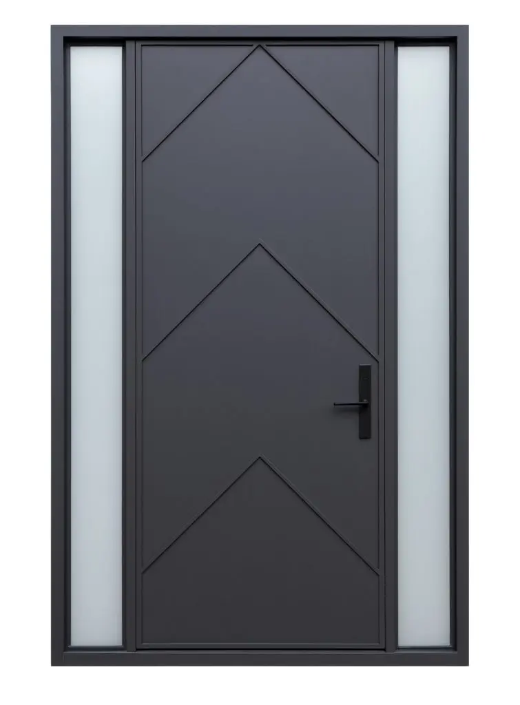 Nova Royal Series Wrought Iron Custom Exterior Door Style 078