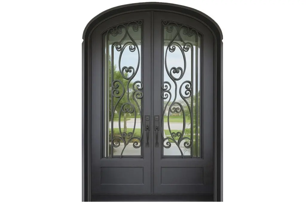 Nova Royal Series Wrought Iron Custom Exterior Door Style 283
