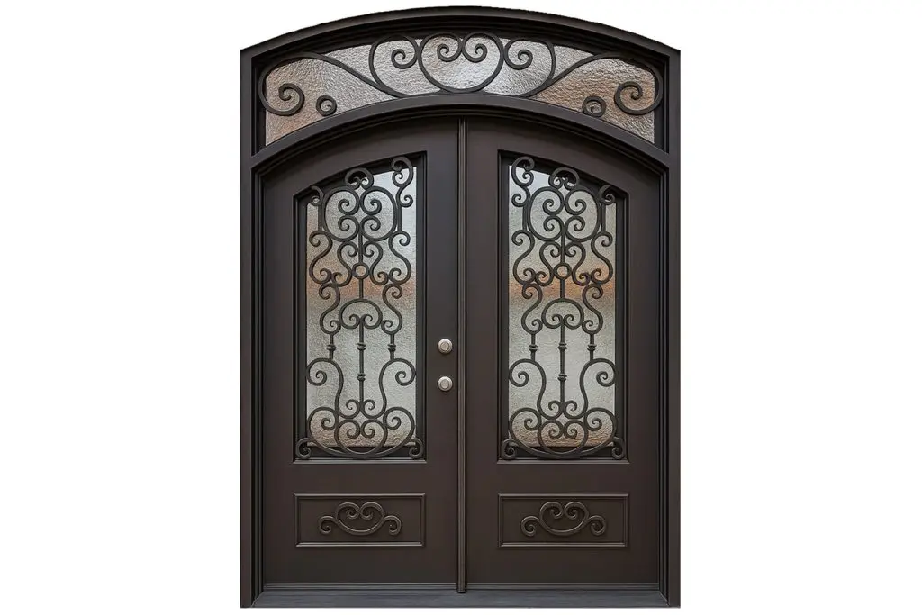 Nova Royal Series Wrought Iron Custom Exterior Door Style 292