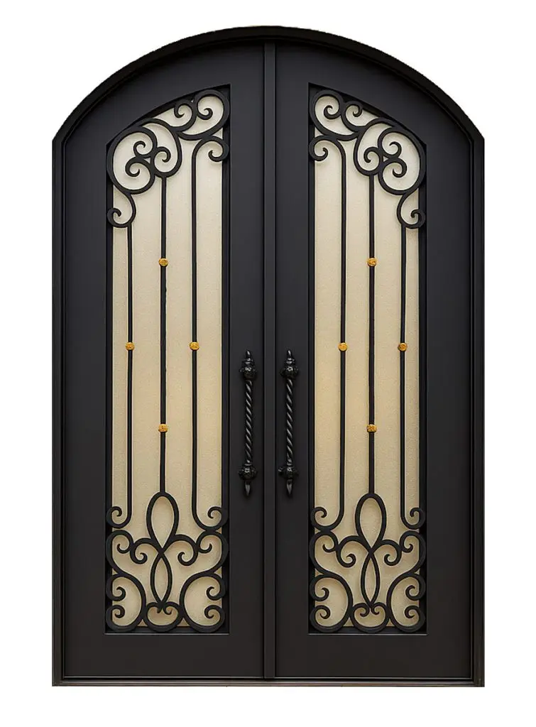 Nova Royal Series Wrought Iron Custom Exterior Door Style 186