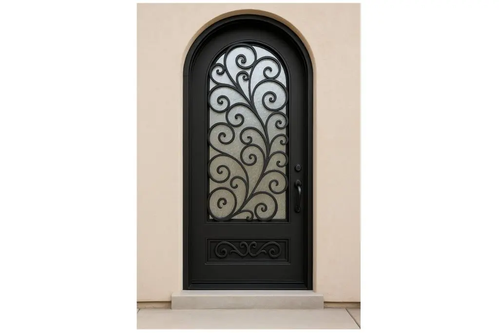 Nova Royal Series Wrought Iron Custom Exterior Door Style 271
