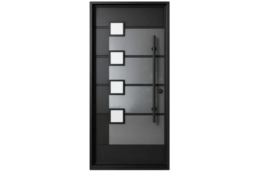 Nova Royal Series Wrought Iron Custom Exterior Door Style 239