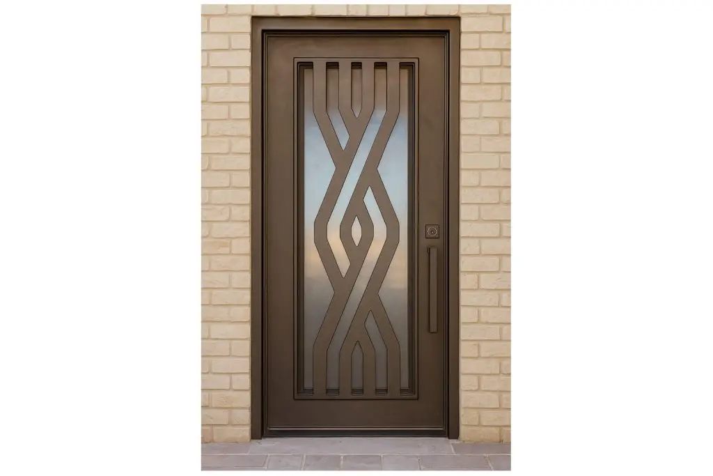 Nova Royal Series Wrought Iron Custom Exterior Door Style 257