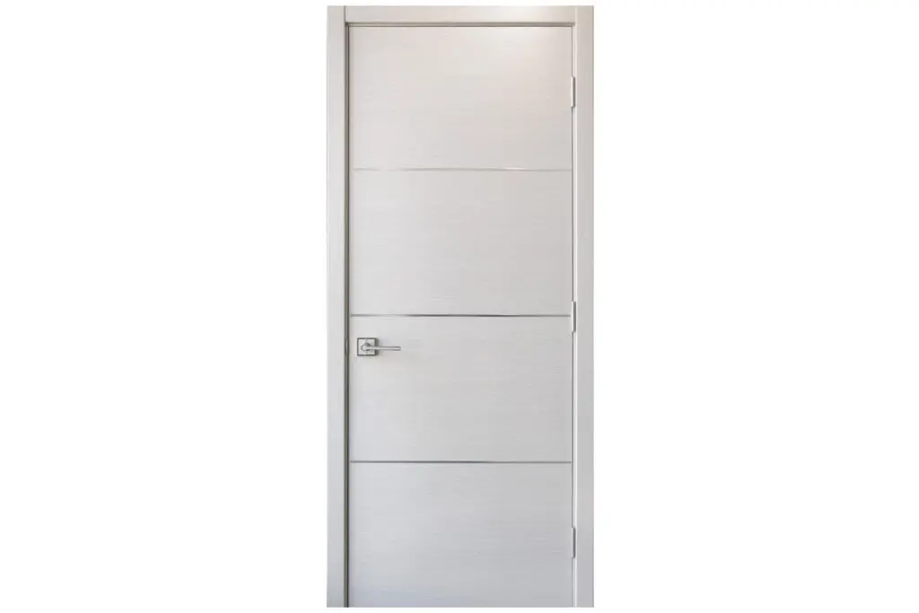 Nova HG-008 White Wenge Laminated Modern Interior Door - Single Door