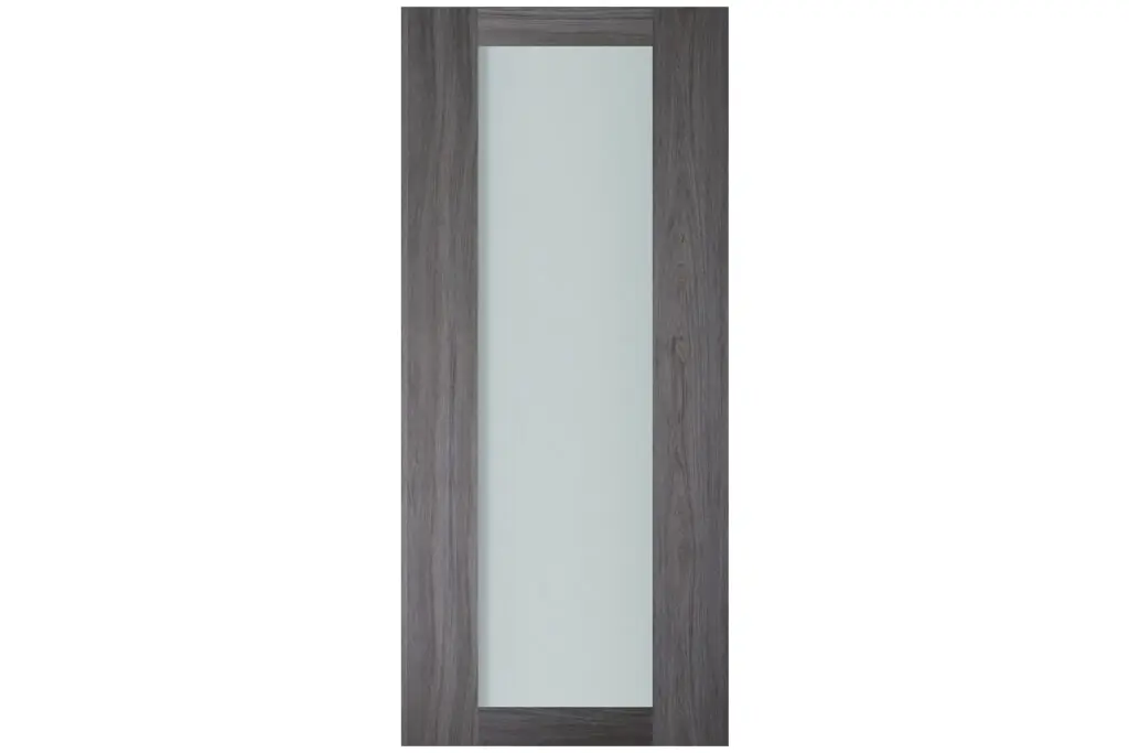 Nova Italia Vetro 1 Lite Swiss Elm Laminate Interior Door - Slab