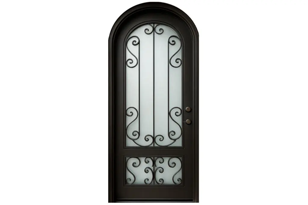 Nova Royal Series Wrought Iron Custom Exterior Door Style 232