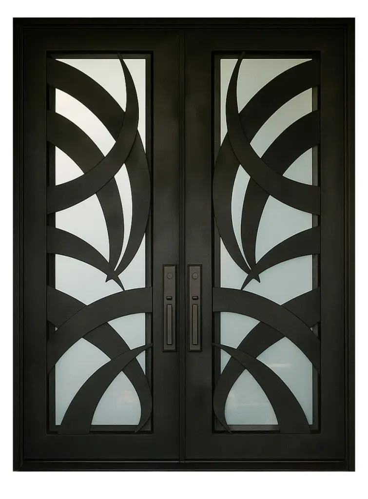 Nova Royal Series Wrought Iron Custom Exterior Door Style 161