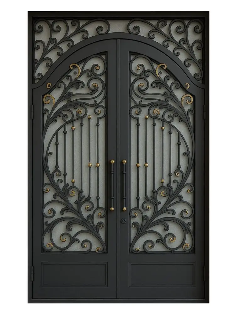 Nova Royal Series Wrought Iron Custom Exterior Door Style 263