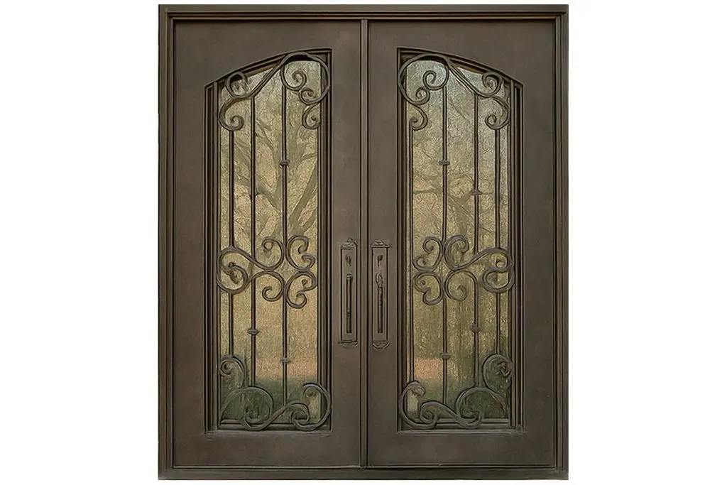 Nova Royal Series Wrought Iron Custom Exterior Door Style 159