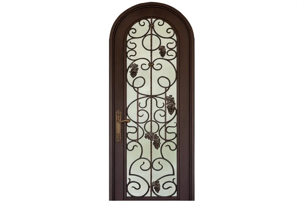 Nova Royal Series Wrought Iron Custom Exterior Door Style 158