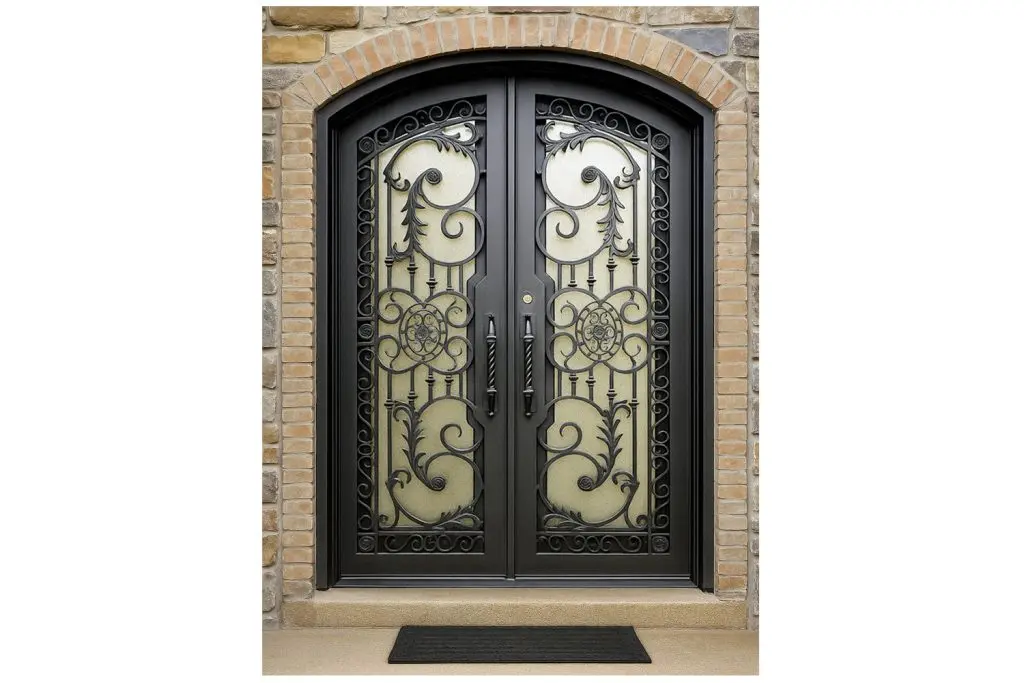 Nova Royal Series Wrought Iron Custom Exterior Door Style 346