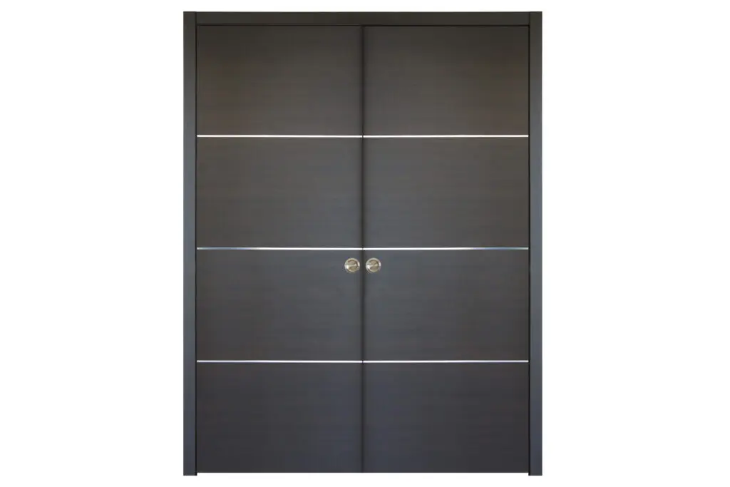 Nova HG-008 Japan Oak Laminated Modern Interior Door - Double Pocket