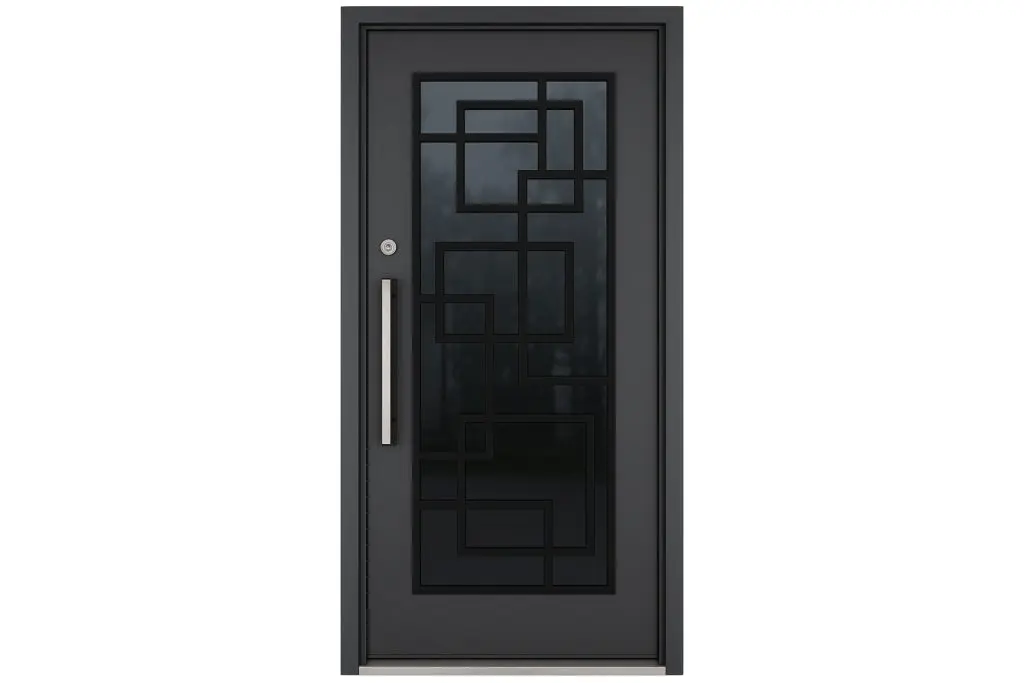 Nova Royal Series Wrought Iron Custom Exterior Door Style 086