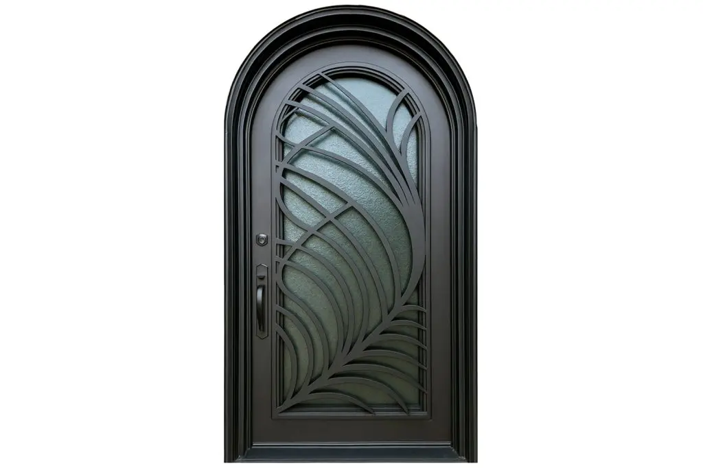 Nova Royal Series Wrought Iron Custom Exterior Door Style 278