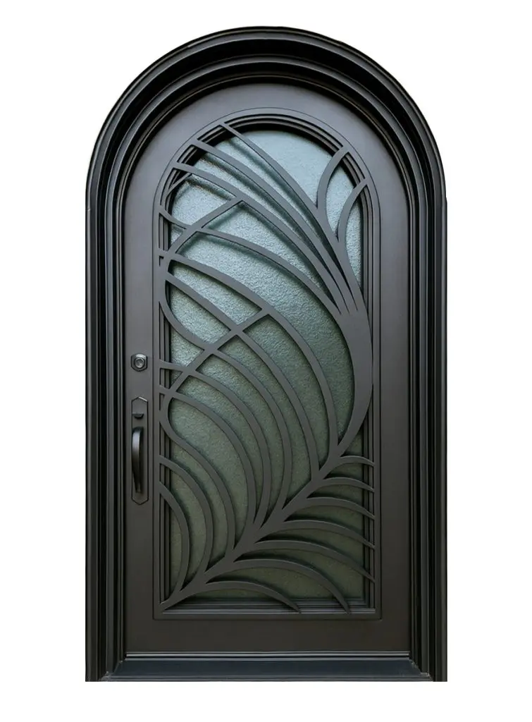 Nova Royal Series Wrought Iron Custom Exterior Door Style 278