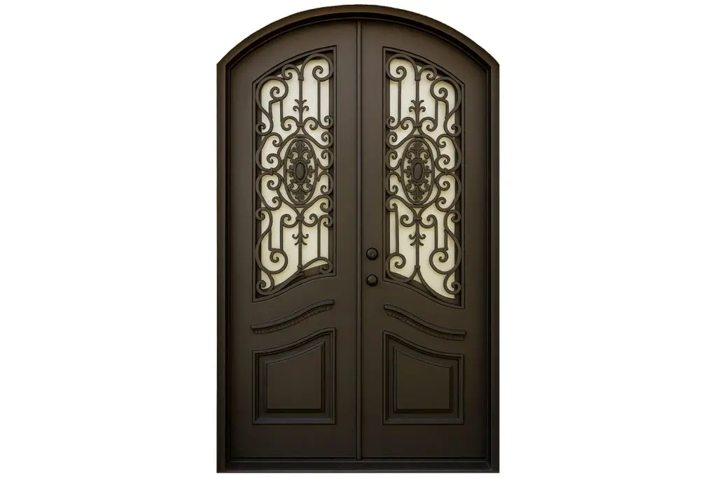 Nova Royal Series Wrought Iron Custom Exterior Door Style 092