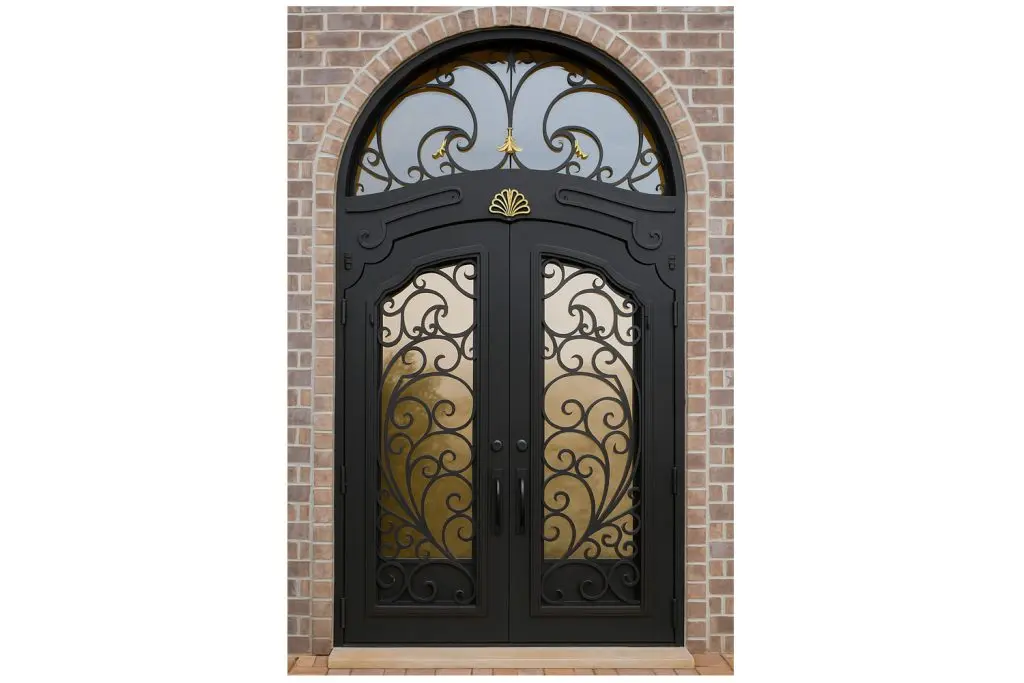 Nova Royal Series Wrought Iron Custom Exterior Door Style 295