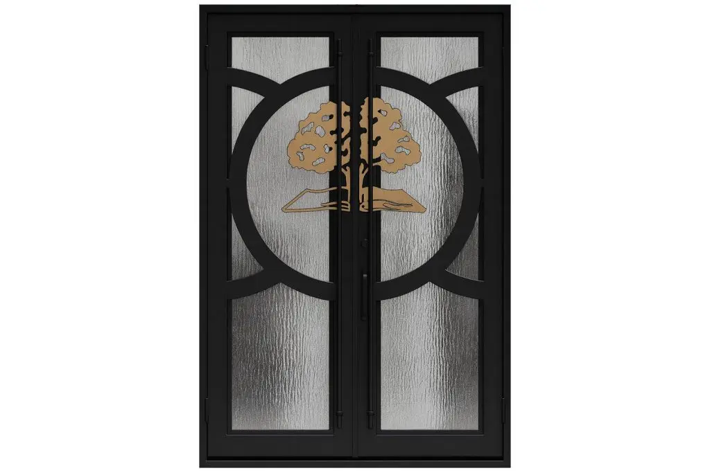 Nova Royal Series Wrought Iron Custom Exterior Door Style 226