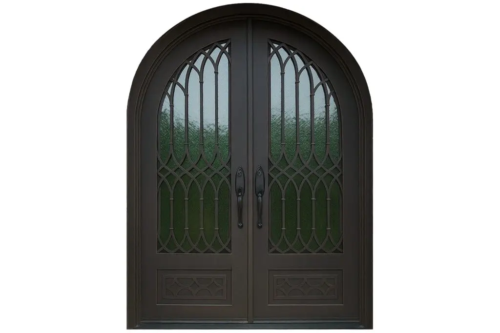 Nova Royal Series Wrought Iron Custom Exterior Door Style 131