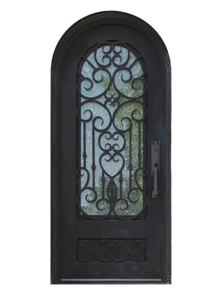 Nova Royal Series Wrought Iron Custom Exterior Door Style 039