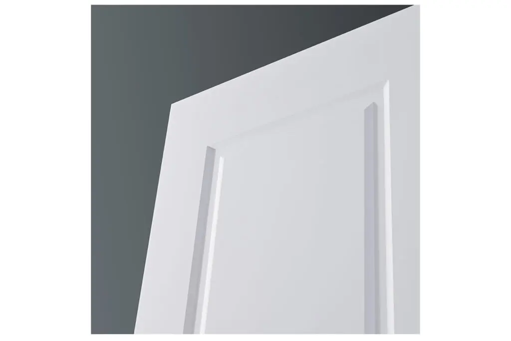 Nova 2 Panel Soft White Laminated Traditional interior Door