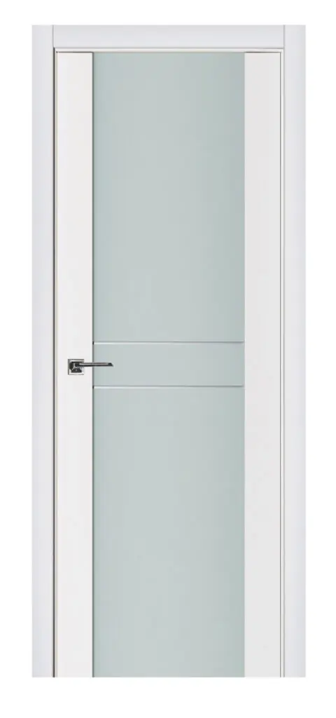 Nova Triplex 003 Soft White Laminated Modern Interior Door
