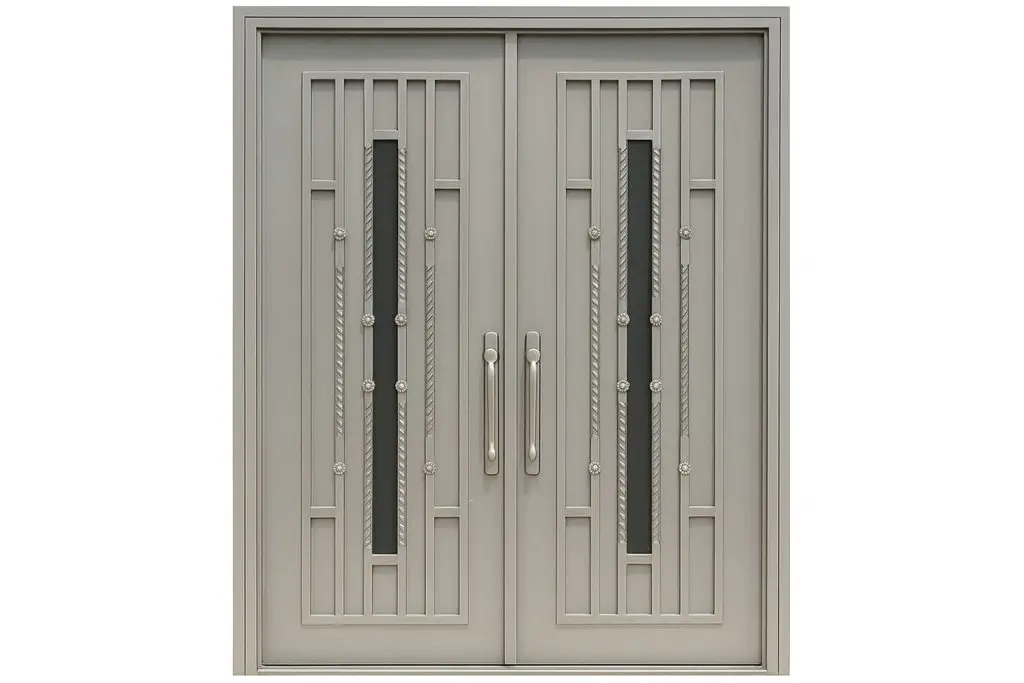 Nova Royal Series Wrought Iron Custom Exterior Door Style 244