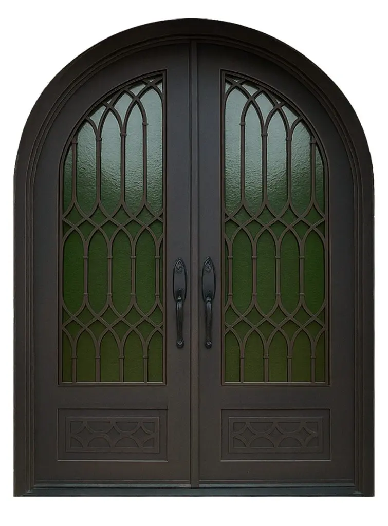 Nova Royal Series Wrought Iron Custom Exterior Door Style 132