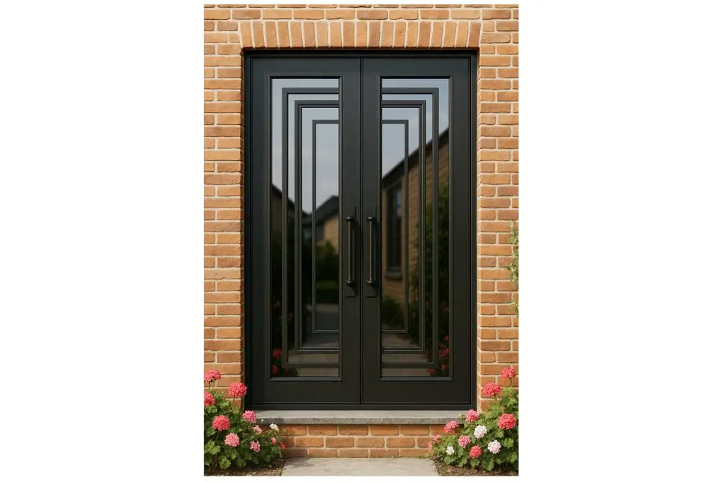 Nova Royal Series Wrought Iron Custom Exterior Door Style 111