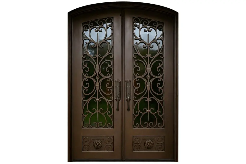 Nova Royal Series Wrought Iron Custom Exterior Door Style 147