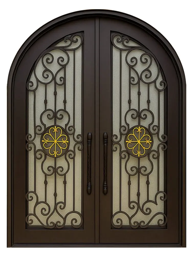 Nova Royal Series Wrought Iron Custom Exterior Door Style 188
