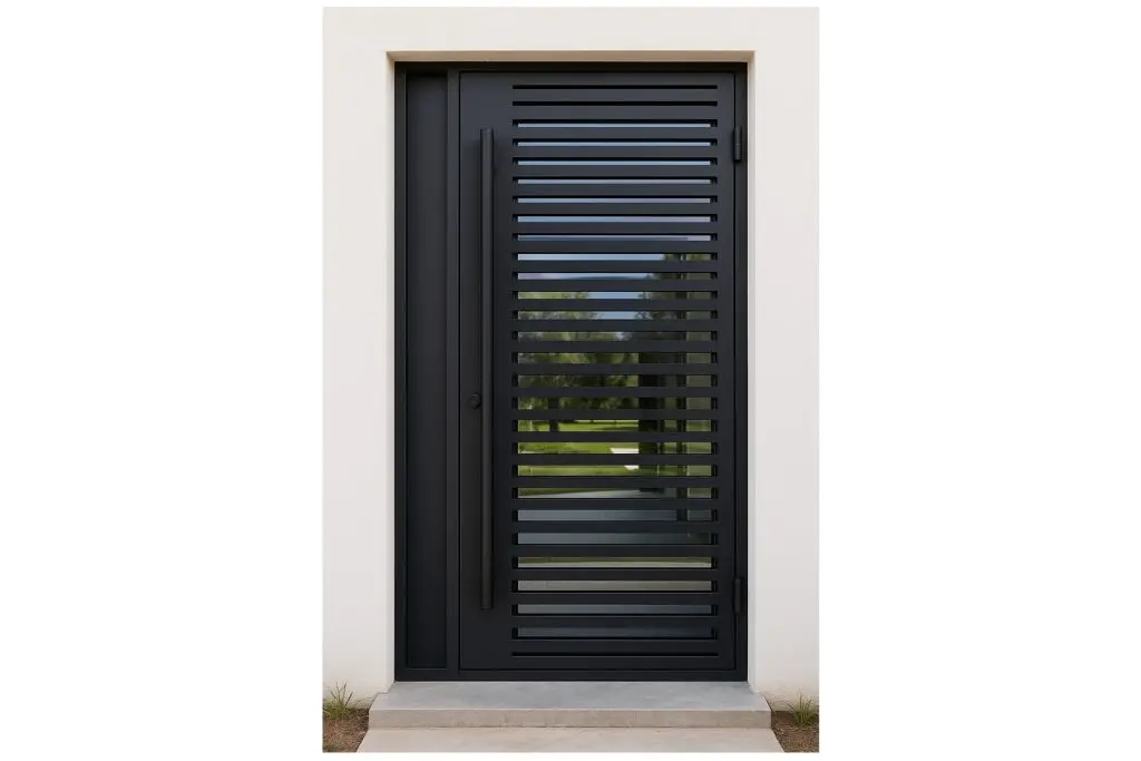 Nova Royal Series Wrought Iron Custom Exterior Door Style 070