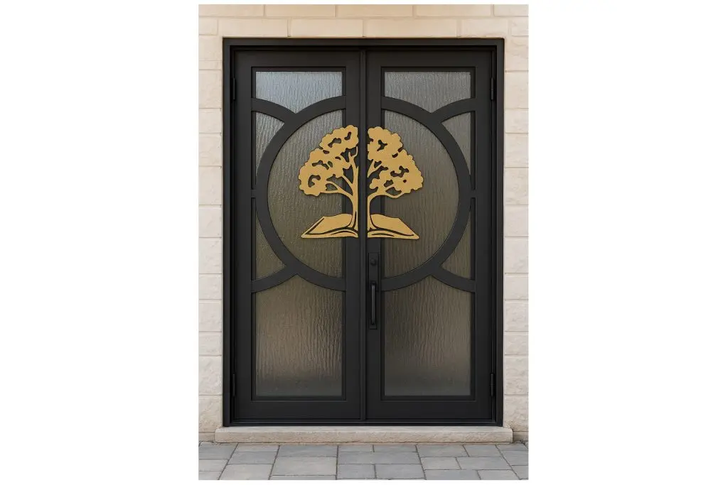 Nova Royal Series Wrought Iron Custom Exterior Door Style 226