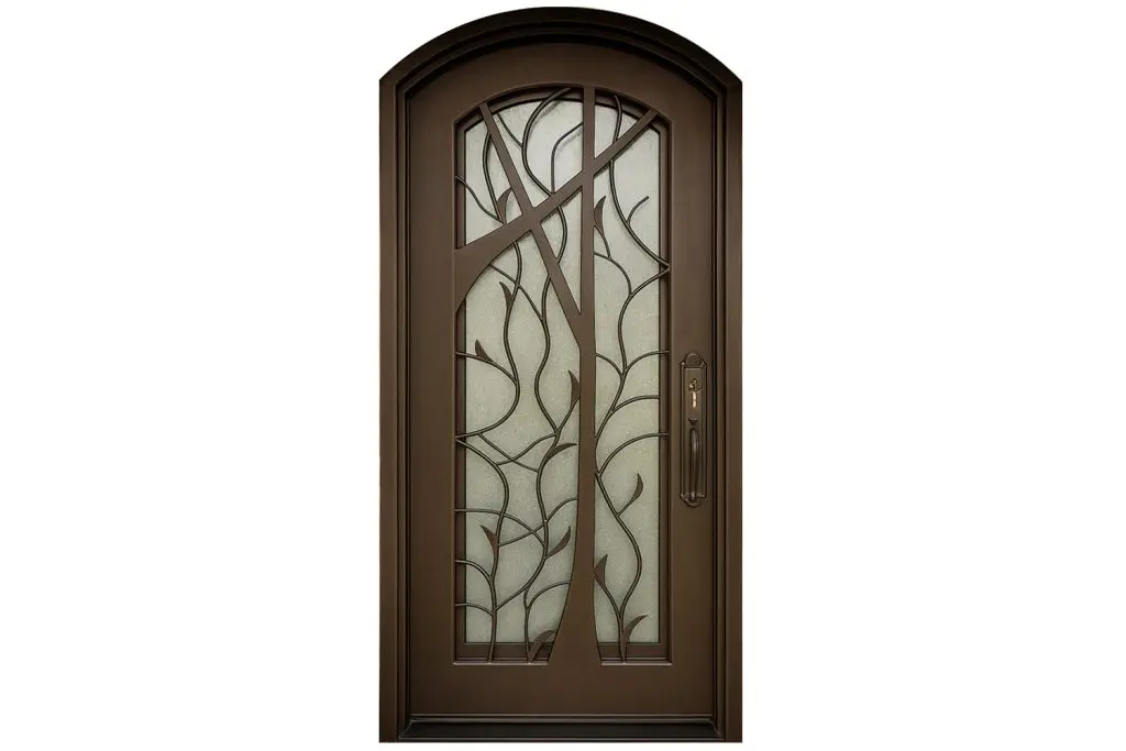 Nova Royal Series Wrought Iron Custom Exterior Door Style 320