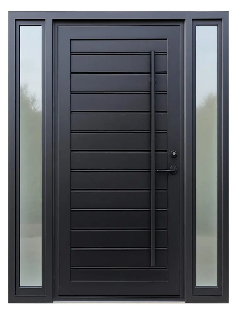 Nova Royal Series Wrought Iron Custom Exterior Door Style 243