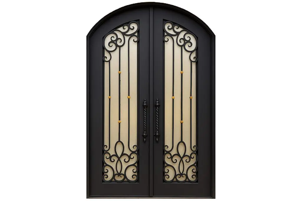 Nova Royal Series Wrought Iron Custom Exterior Door Style 186