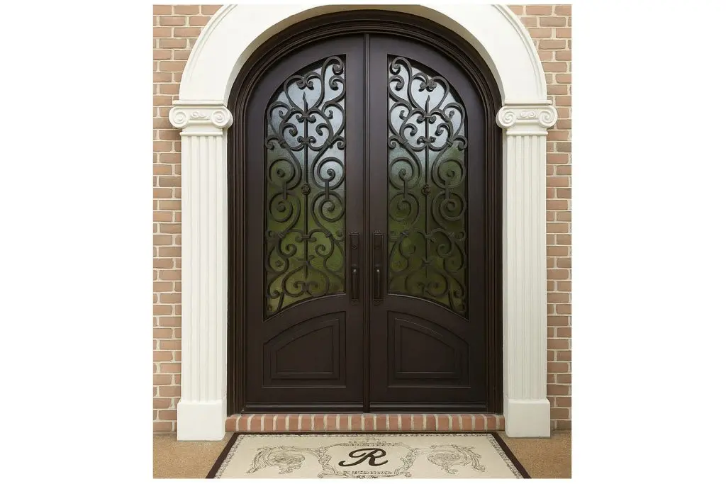 Nova Royal Series Wrought Iron Custom Exterior Door Style 150
