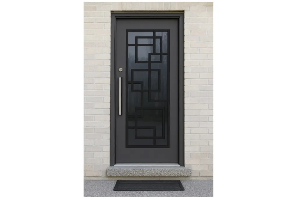 Nova Royal Series Wrought Iron Custom Exterior Door Style 086