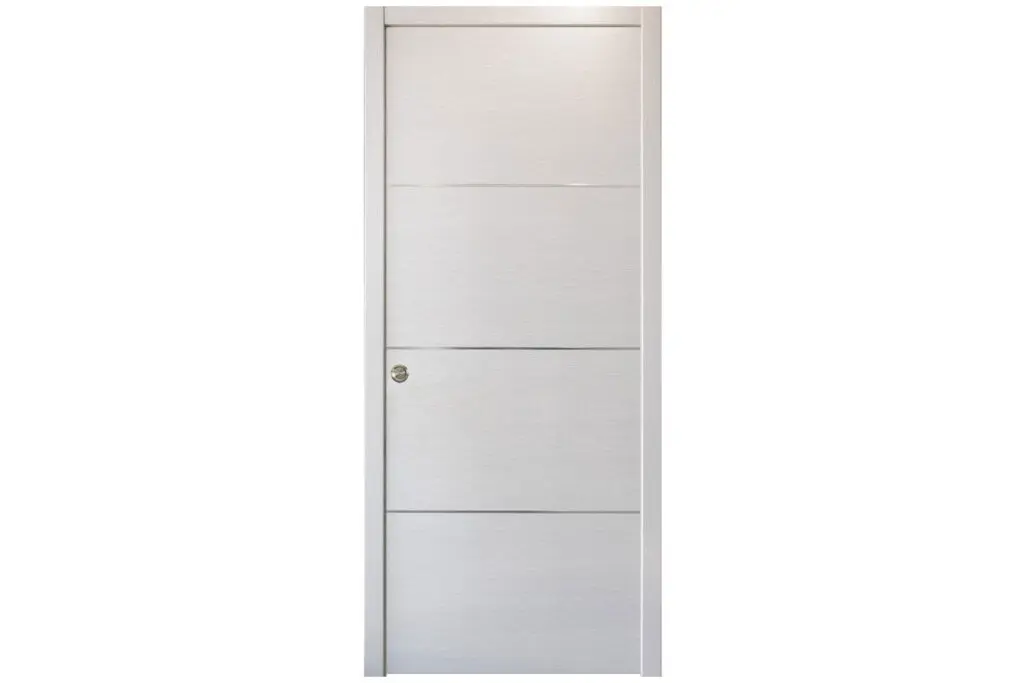 Nova HG-008 White Wenge Laminated Modern Interior Door - Single Pocket