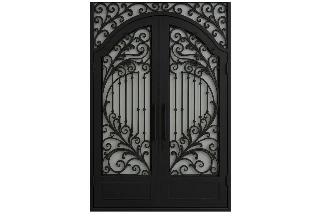 Nova Royal Series Wrought Iron Custom Exterior Door Style 263