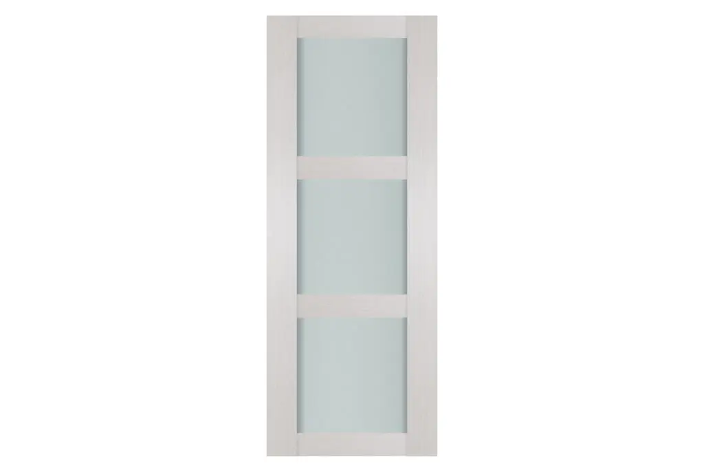 Nova 3 Lite White Wenge Wood Laminated Modern Interior Door - Slab