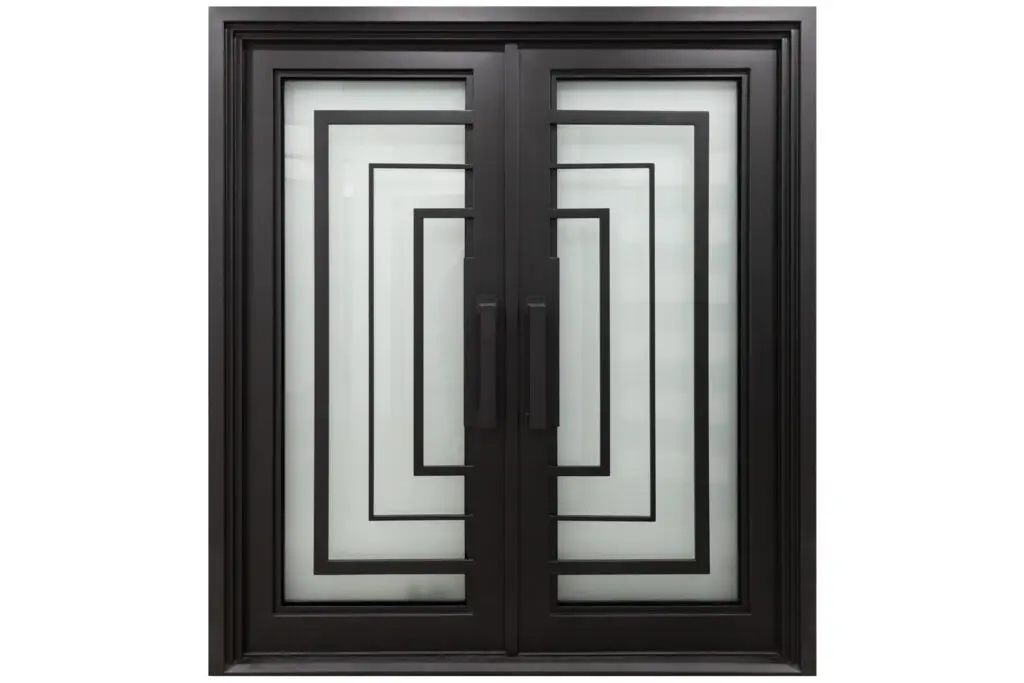 Nova Royal Series Wrought Iron Custom Exterior Door Style 054