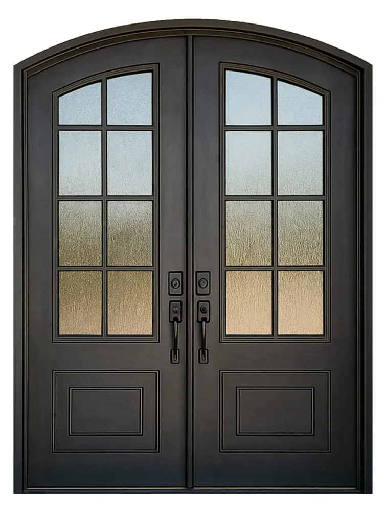 Nova Royal Series Wrought Iron Custom Exterior Door Style 155