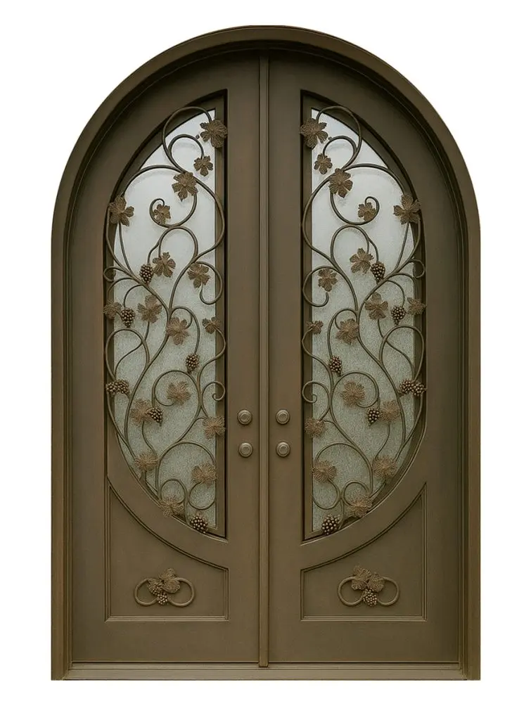 Nova Royal Series Wrought Iron Custom Exterior Door Style 279