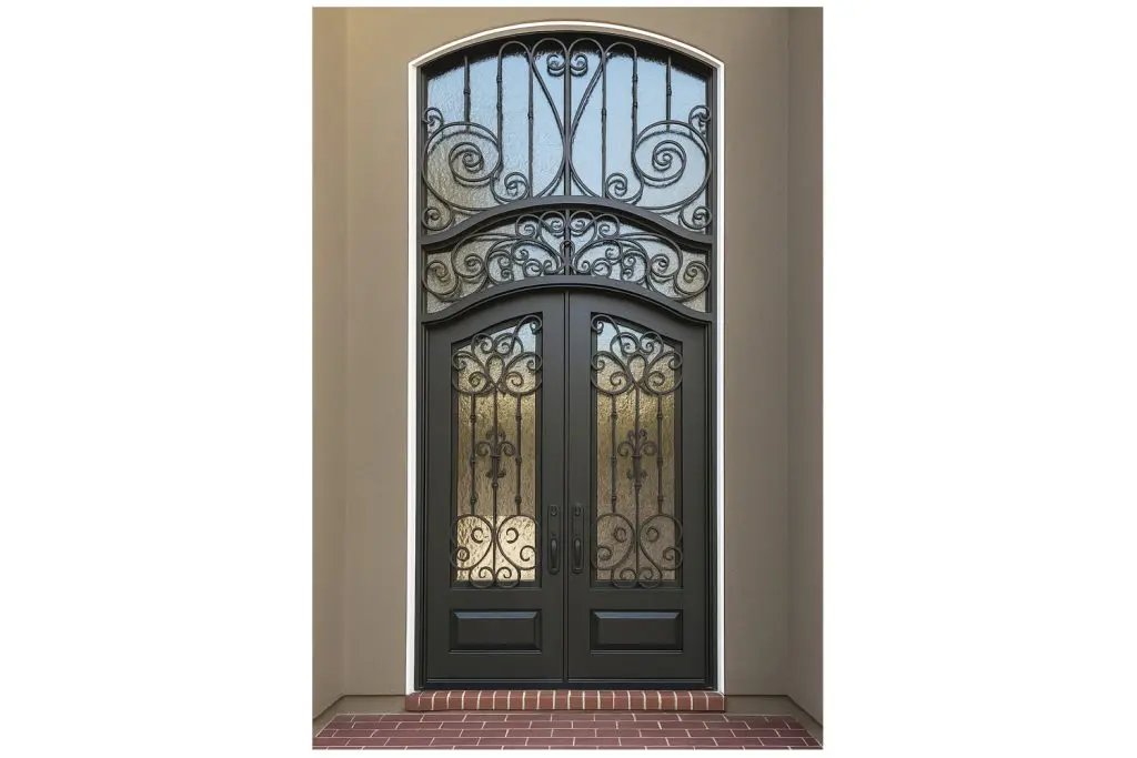 Nova Royal Series Wrought Iron Custom Exterior Door Style 290